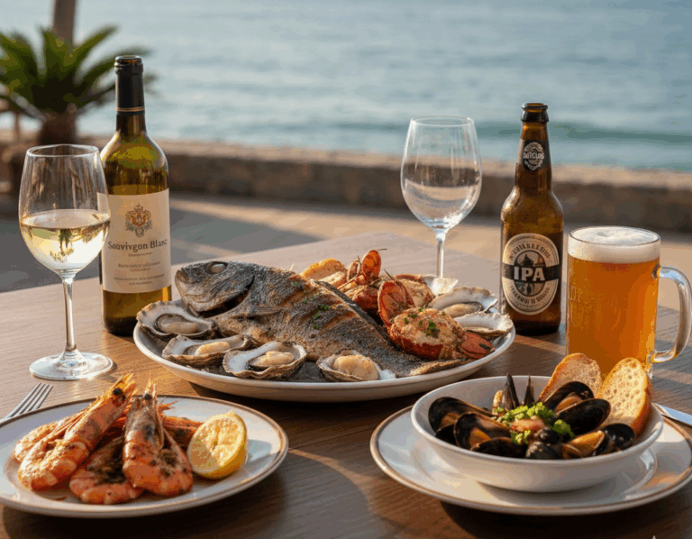 Maridaje con mariscos: Vino o cerveza?